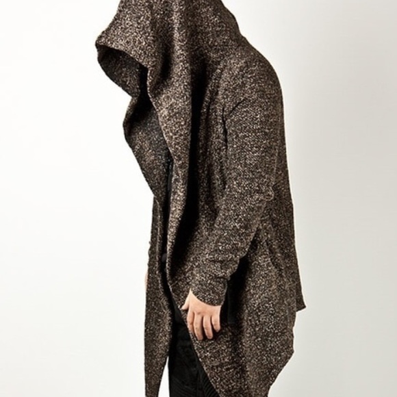 NWT! Men’s Hooded Cape Sweatshirt Cardigan/Jacket - Picture 6 of 8